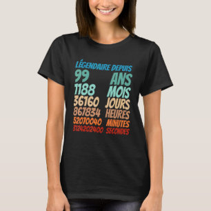 Legendär seit 99 Jahren 99. Geburtstag Frauen T-Shirt