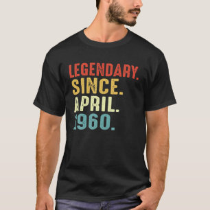 Legendär seit April 1960 Retro 61 Jahre alt 61. T-Shirt