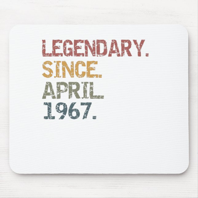 Legendär seit April 1967 Mousepad (Vorne)