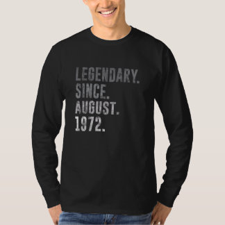 Legendär seit August 1972 50. Geburtstag Vintage T-Shirt