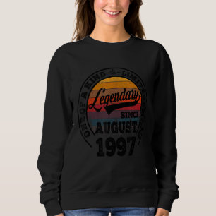 Legendär Seit August 1997 25. Geburtstag 25 Jahre Sweatshirt