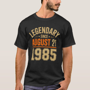 Legendär seit dem 21. August 1985 Awesome Retro Ge T-Shirt