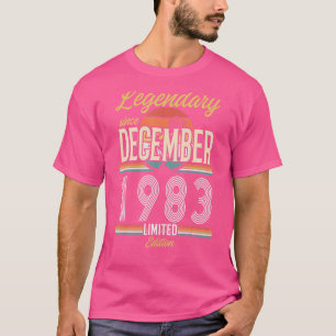 Legendär Seit Dezember 1983 Vintag T-Shirt