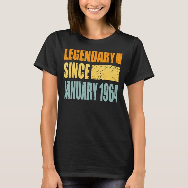 Legendär seit Januar 1964 T-Shirt (Vorderseite)