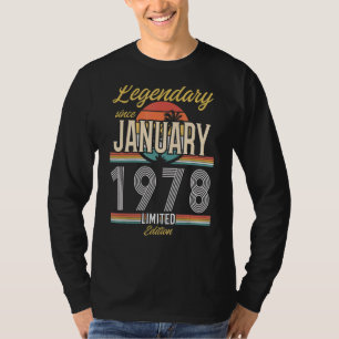 Legendär seit Januar 1978 Vintag T-Shirt