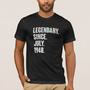 Legendär seit Juli 1948 74 Jahre alt 74 Jahre T-Shirt