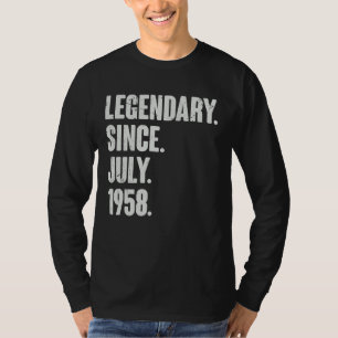 Legendär seit Juli 1958 64 Jahre 64 Jahre alt 64 J T-Shirt