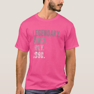 Legendär seit Juli 1990 32. Geburtstag Vintag 19 T-Shirt