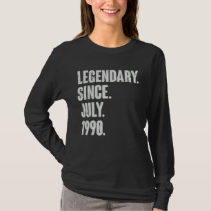 Legendär seit Juli 1990 32 Jahre alt 32. Geburt T-Shirt