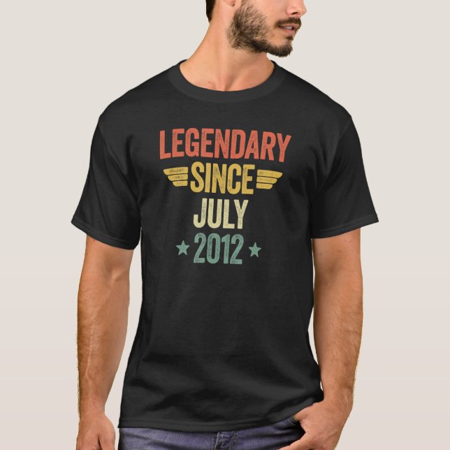 Legendär seit Juli 2012 T-Shirt (Vorderseite)