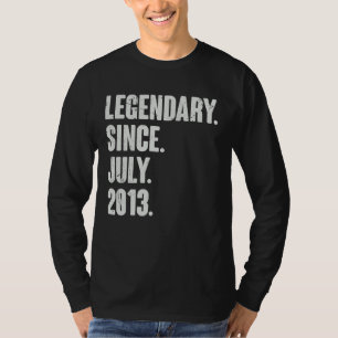 Legendär seit Juli 2013 9 Jahre alt 9. Geburtstag T-Shirt