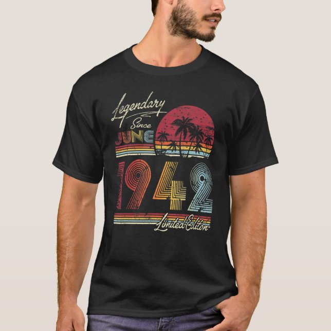 Legendär seit Juni 1942 80. Bithday T-Shirt (Vorderseite)