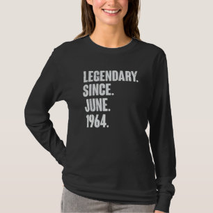 Legendär seit Juni 1964 58 Jahre alt 58. Geburtsta T-Shirt