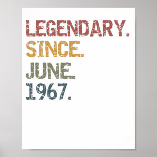 Legendär seit Juni 1967 Poster