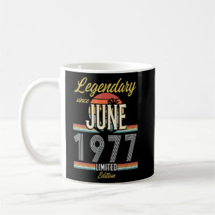 Legendär seit Juni 1977 Vintag Kaffeetasse