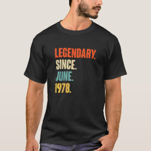 Legendär seit Juni 1978 44 Jahre 44 Jahre T-Shirt