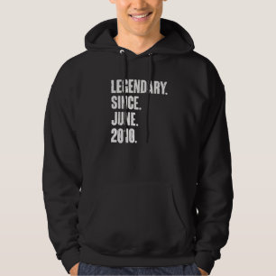 Legendär seit Juni 2010 12 Jahre alt 12 Jahre Hoodie