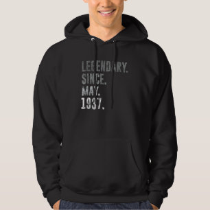 Legendär seit Mai 1937 35. Geburtstag Vintag 193 Hoodie
