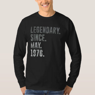 Legendär seit Mai 1976 46. Geburtstag Vintag 197 T-Shirt