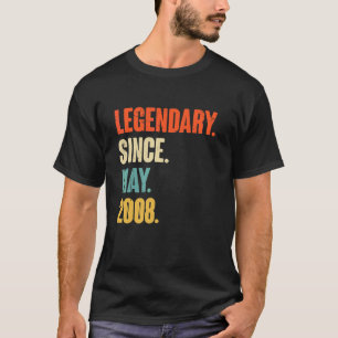 Legendär seit Mai 2008 14 Jahre alt 14 Jahre T-Shirt