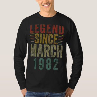 Legendär seit März 1982 40. Geburtstag T-Shirt