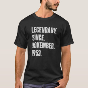 Legendär seit November 1953 69 Jahre alt 69. Bir T-Shirt