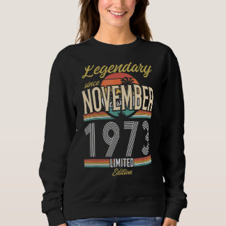Legendär seit November 1973 Vintag Sweatshirt