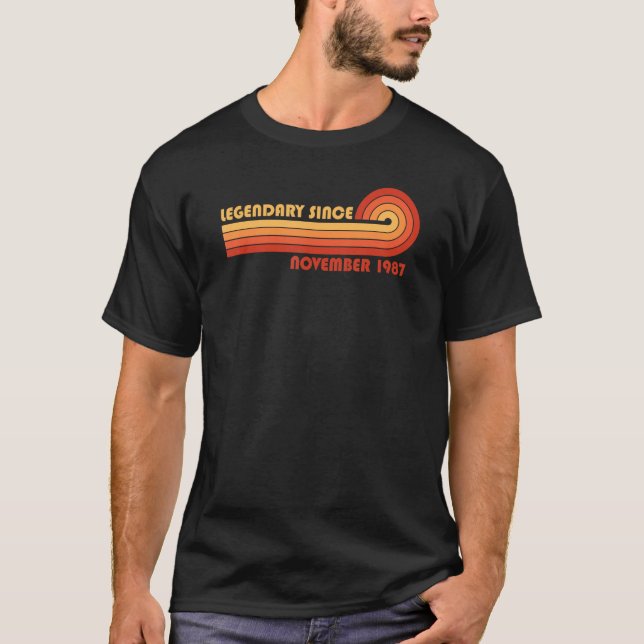 Legendär seit November 1987 T-Shirt (Vorderseite)