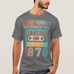 Legendär seit Oktober 1976 Glückwunsch Geburtstag T-Shirt