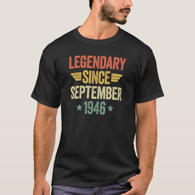 Legendär seit September 1946 T-Shirt (Vorderseite)