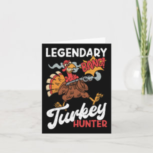 Legendär Türkei Hunter Funny Turkey Jagd Karte