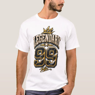Legendäre 99 – Vintage-Nummern-Varsity-Straßenbekl T-Shirt