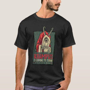 Legendäre Bilder Krampus Poster Vintag T-Shirt