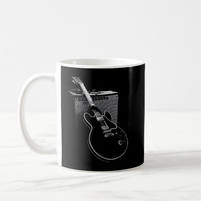 Legendäre Blues Guitar und Amp Kaffeetasse (Links)