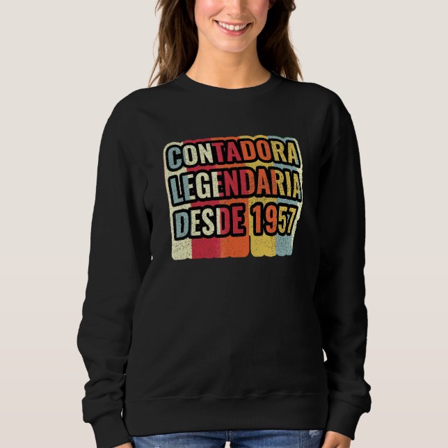 Legendäre Buchhalterin seit 1957   Buchhalter Sweatshirt (Vorderseite)