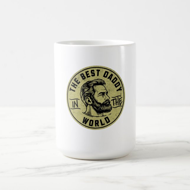 Legendäre Coole Väter – Fette Typografie-Design Kaffeetasse (Mittel)