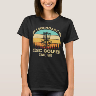 Legendäre Disk Golfer seit 1986 Vintag Sunset Di T-Shirt