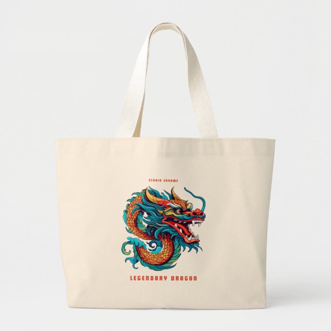 Legendäre Dragon Bag Design Jumbo Stoffbeutel (Vorne)