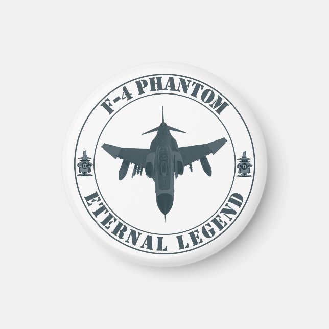 Legendäre F-4 Phantom Fighter Aircraft Magnet (Vorne)
