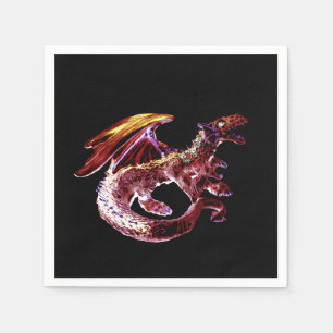 Legendäre Fantasy Ruby Roter Drache Feier 50 x Serviette