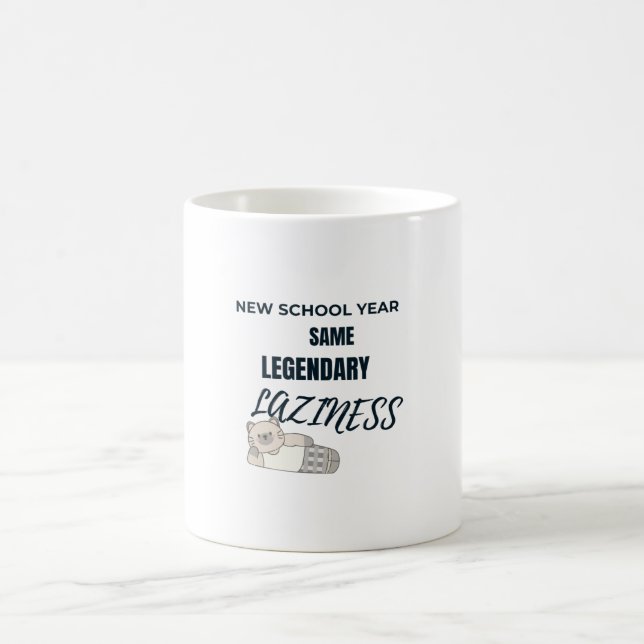 Legendäre Faulheit Schule Tasse (Mittel)