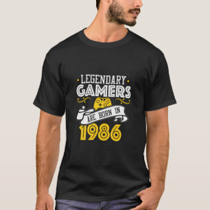 Legendäre Gamer sind 1986 Geboren T-Shirt