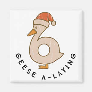 Legendäre Gänse, Lustige Weihnachtsgans, Paarmatch Magnet