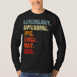 Legendäre großartige epische seit Mai 1955 Vintage T-Shirt