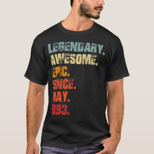 Legendäre großartige epische seit Mai 1993 Vintage T-Shirt