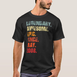 Legendäre Großartige Epische Seit Mai 2008 Vintage T-Shirt