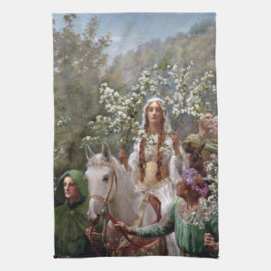 Legendäre Königin Guinevere (von John Collier) Geschirrtuch