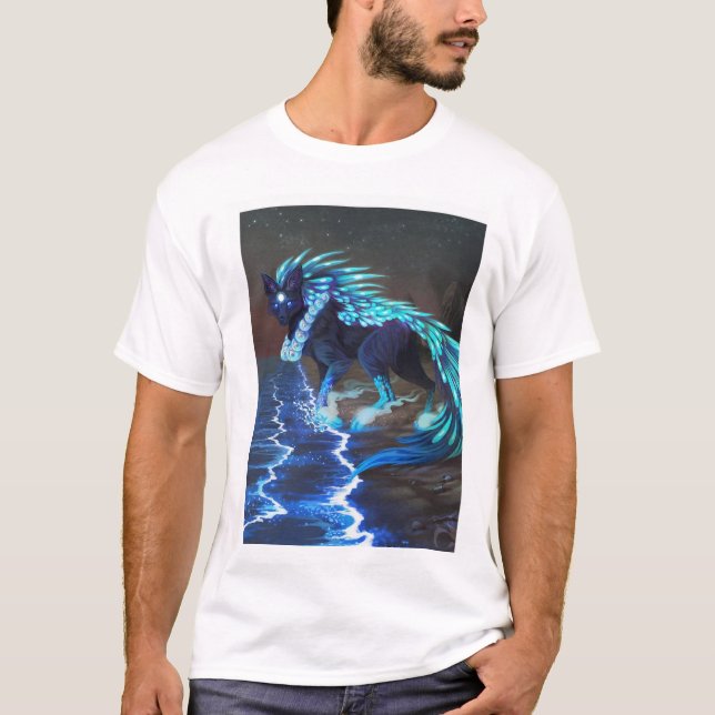 LEGENDÄRE KREATUREN, T - SHIRT, WOLFIN Graphic T-S T-Shirt (Vorderseite)