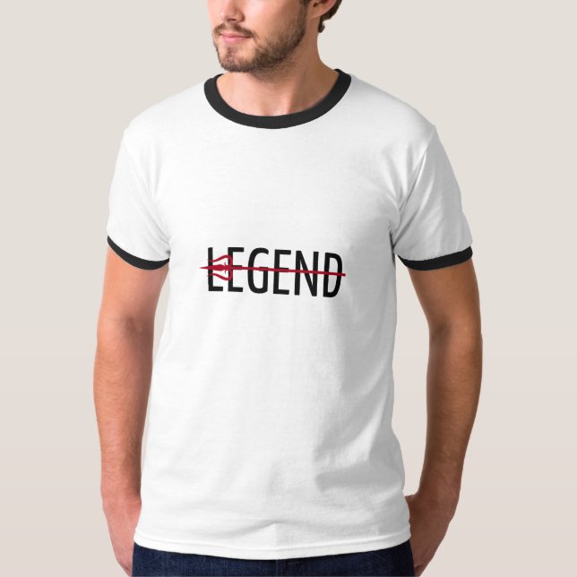 Legendäre Legende T-Shirt” Dreizack-Design-Tee T-Shirt (Vorderseite)
