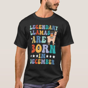 Legendäre Llamas sind im Dezember Geburtstag Gir G T-Shirt